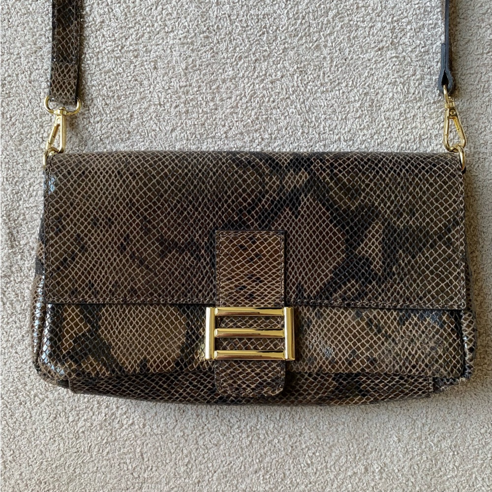 Divina Firenze Brown snake print purse - Picture 3 of 9